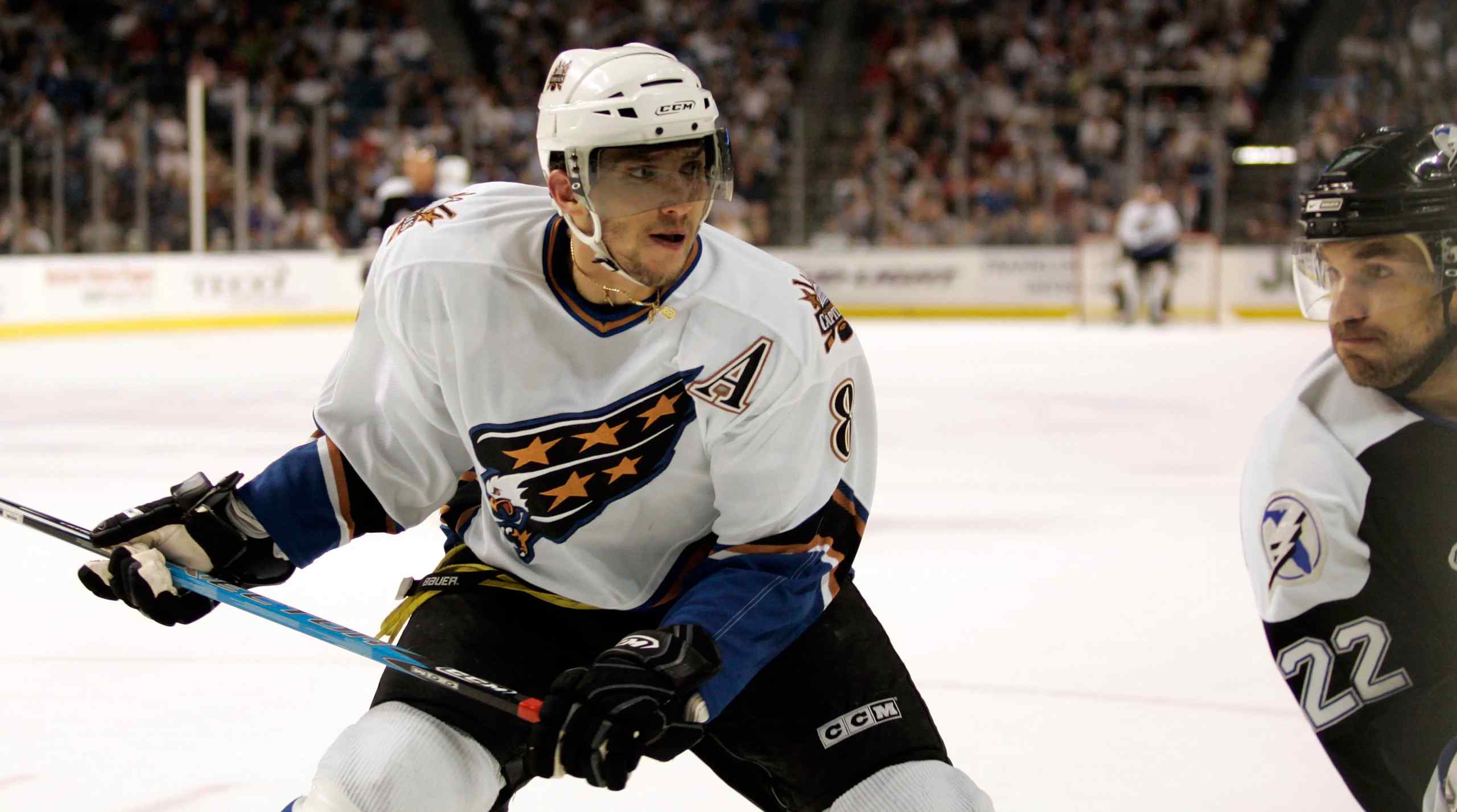 Alexander Ovechkin playing for the Washington Capitals.